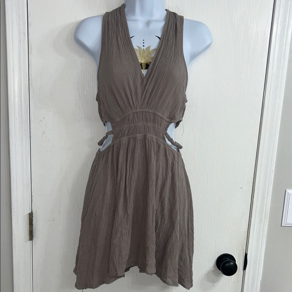 Brown Mini Dress